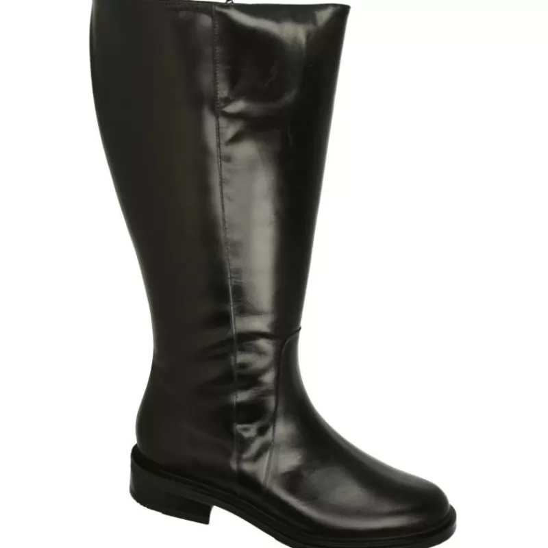 PieSanto Botas-Bota Alta De De Caña Ancha 43 Cm Con Piso De Goma Y Tacon De Suela Con Planta De Descanso Extraible