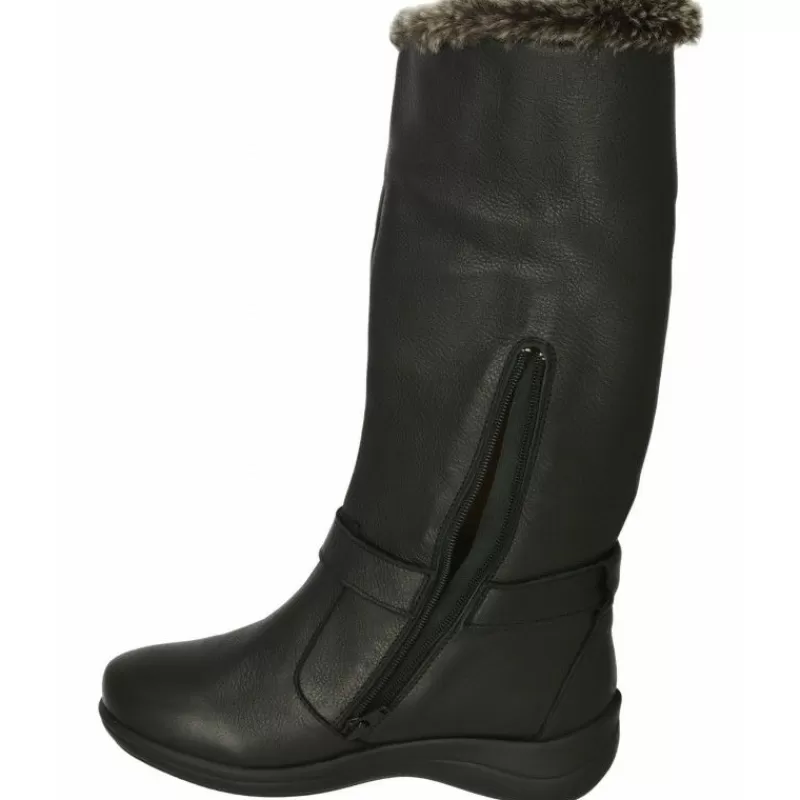 Calzamedi Botas-Bota De Con Vuelta De Cuello En Borreguillo Con Piso De Amortiguacion Y Piel Muy Flexible Y Confortable
