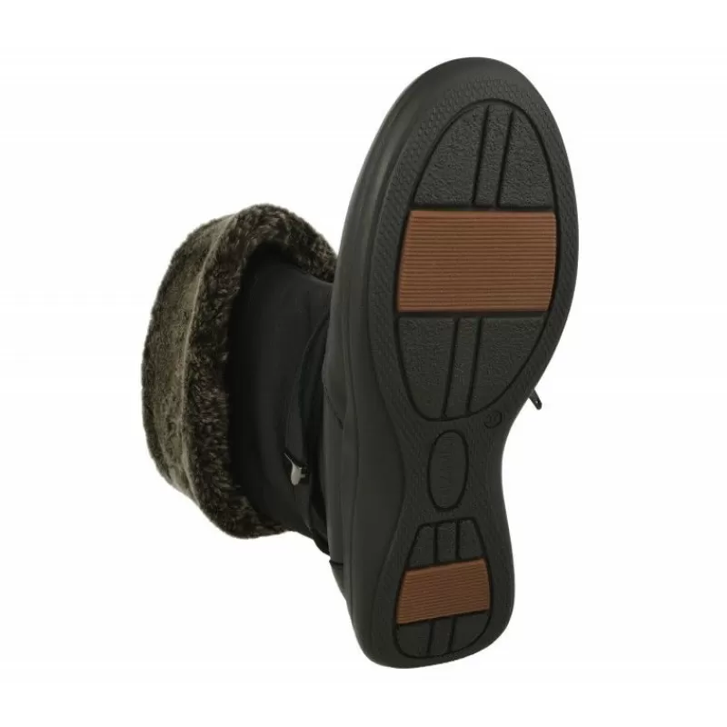 Calzamedi Botas-Bota De Con Vuelta De Cuello En Borreguillo Con Piso De Amortiguacion Y Piel Muy Flexible Y Confortable