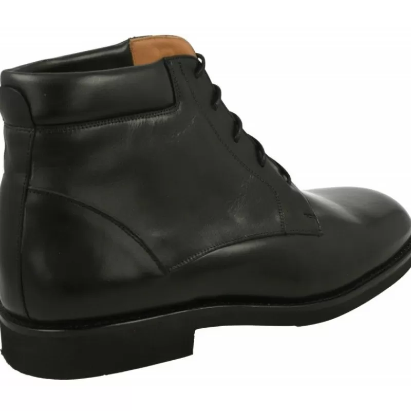 Paco Cantos Botines-Botin Cordones De En Boxcalf Ancho Especial. Negro