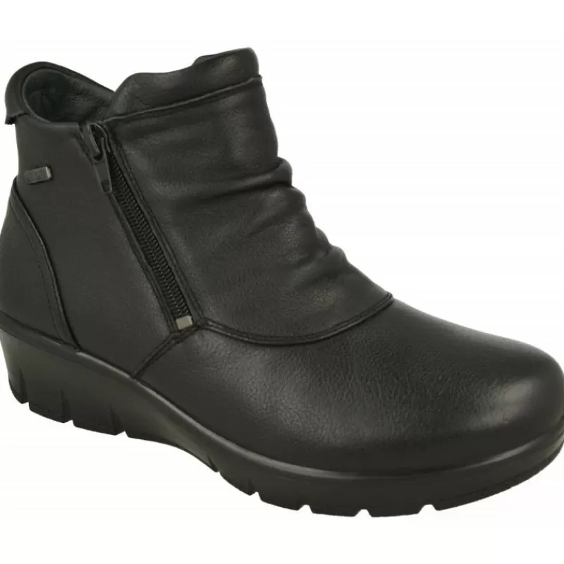 G Comfort Botines-Botin De Con Cremallera Lateral Y Planta De Descanso Con Forro De Membrana Impermeable