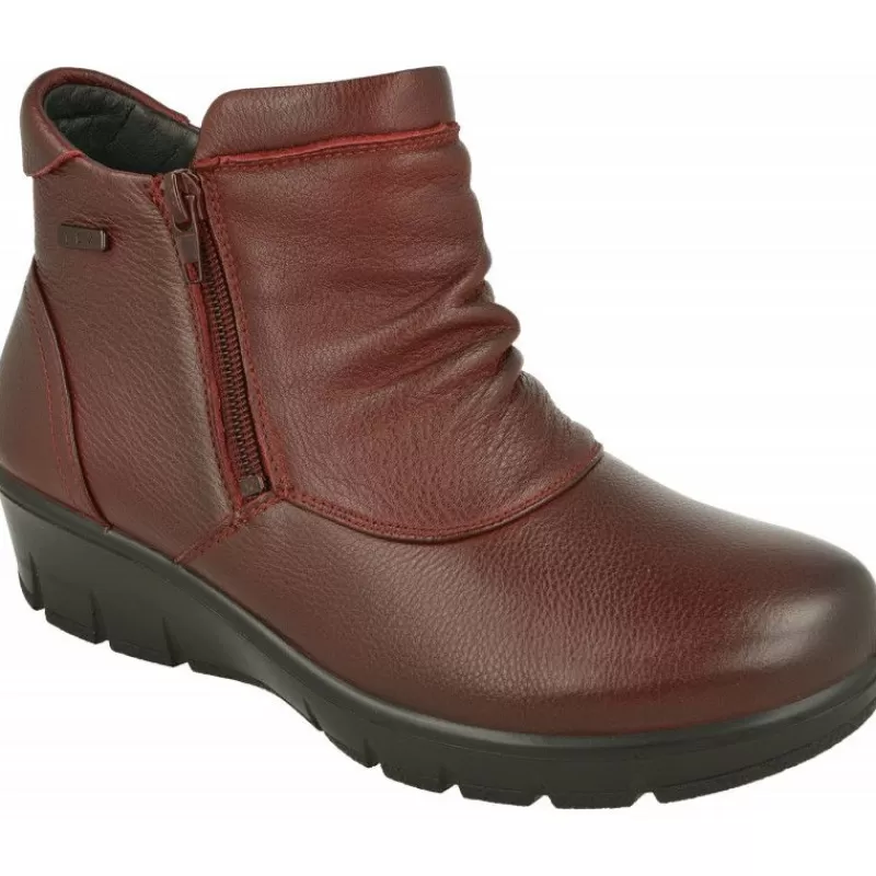 G Comfort Botines-Botin De Con Cremallera Lateral Y Planta De Descanso Con Forro De Membrana Impermeable