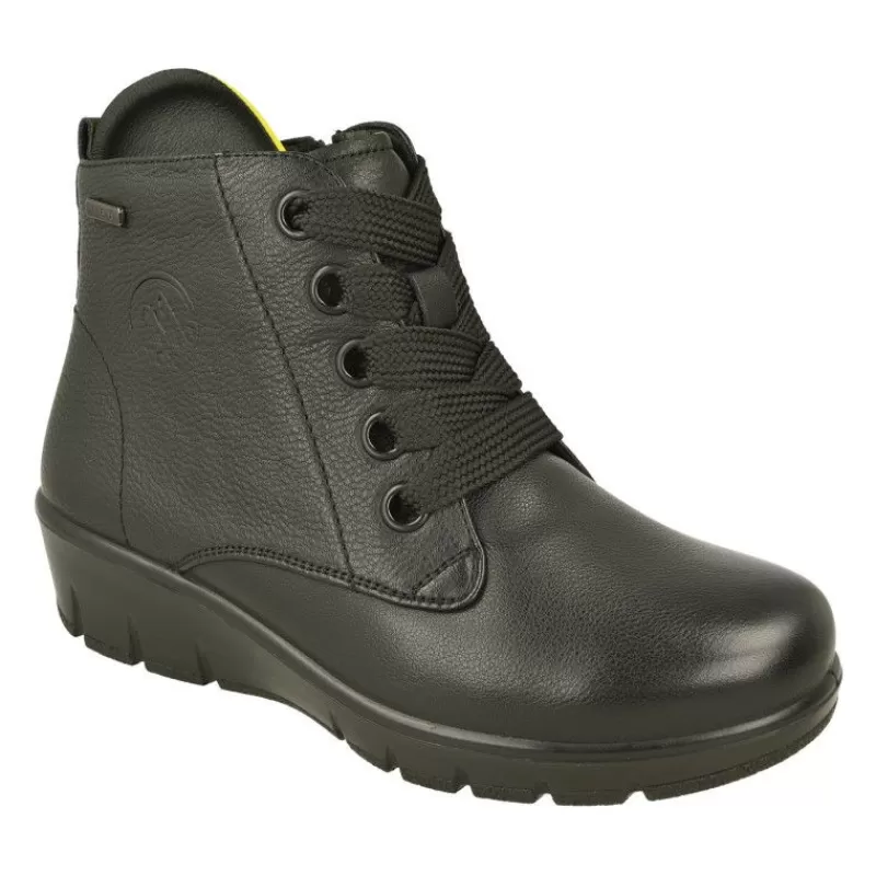 G Comfort Botines-Botin De En Pala Lisa Impermeable Con Horma Ancho 13, Piso De Cuna Amortiguada Y Planta Anatomica Extraible Negro