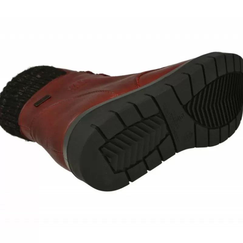 G Comfort Botines-Botin De En Piel Lisa Con Membrana Impermeable, Piso De Caucho Amortiguado Y Planta De Descanso Extraible