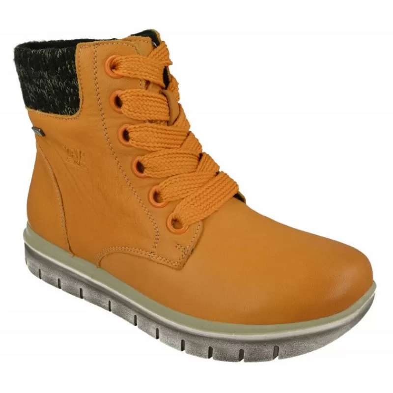 G Comfort Botines-Botin De En Piel Lisa Con Membrana Impermeable, Piso De Caucho Amortiguado Y Planta De Descanso Extraible