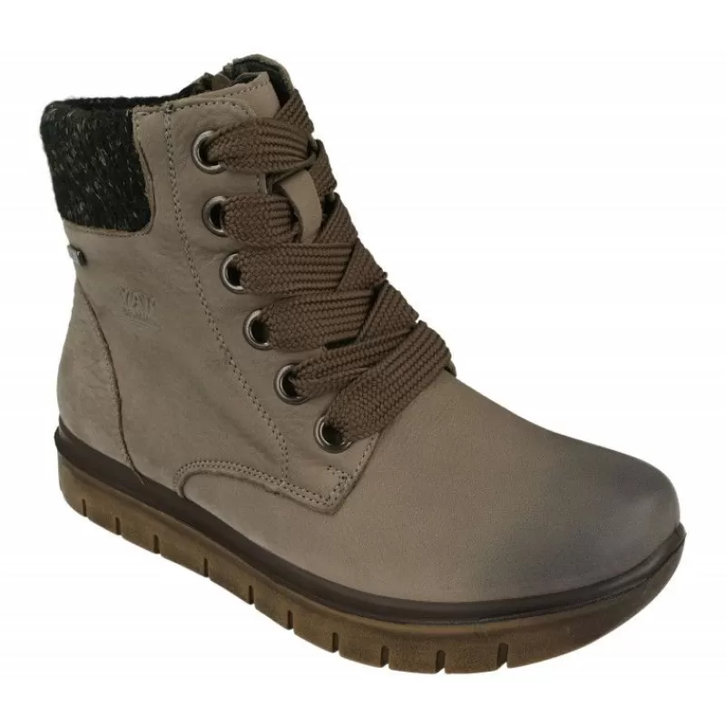 G Comfort Botines-Botin De En Piel Lisa Con Membrana Impermeable, Piso De Caucho Amortiguado Y Planta De Descanso Extraible