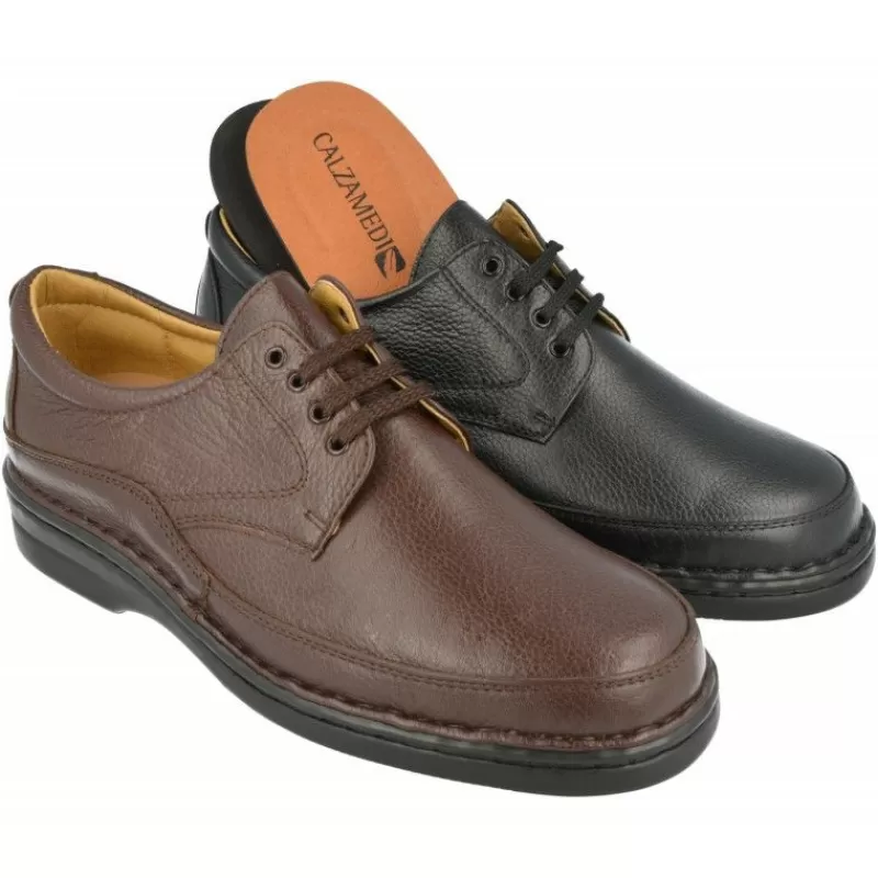 Calzamedi Zapatos Ancho Especial-Cordon De Con Vira En Pala Y Horma De Ancho 13 Especial Plantillas Y Pies Muy Delicados
