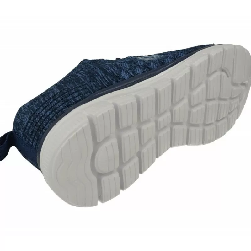 Calzamedi Zapatillas De Lona-Cordon De Deportivo En Telido Elastico Adaptable Con Piso Aligerado Y Planta De Descanso Extraible Marino