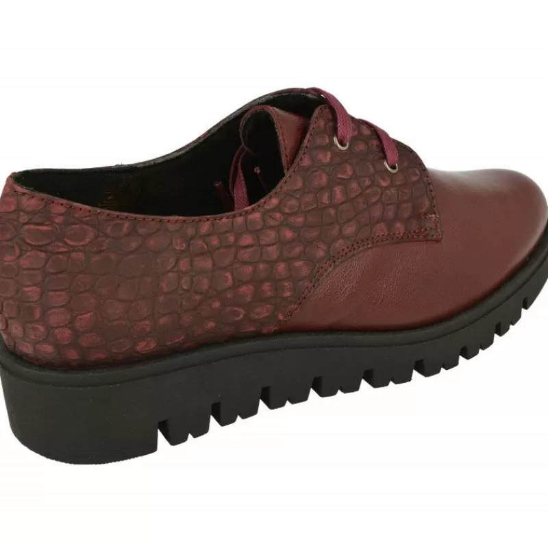 Comfort Class Cordones-Cordon De De Pala Lisa Con Trasera Contrastada Grabada, Piso Aligerado Amortiguado Y Planta De Descanso Extraible
