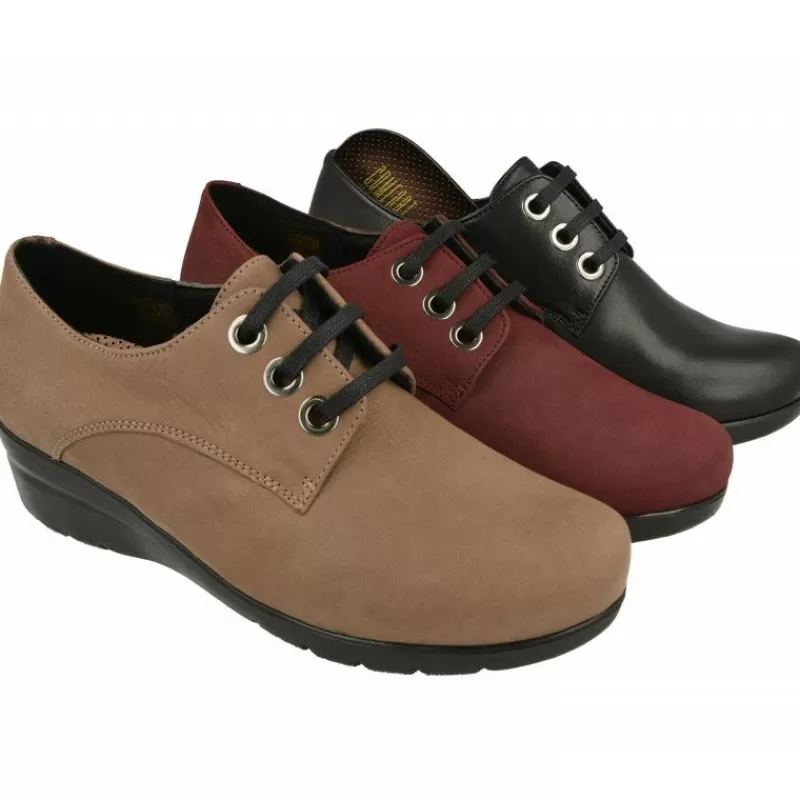 Comfort Class Cordones-Cordon De De Pala Lisa En Piel Nobuck Con Cuna Intermedia Aligerada Y Planta De Descanso Extraible