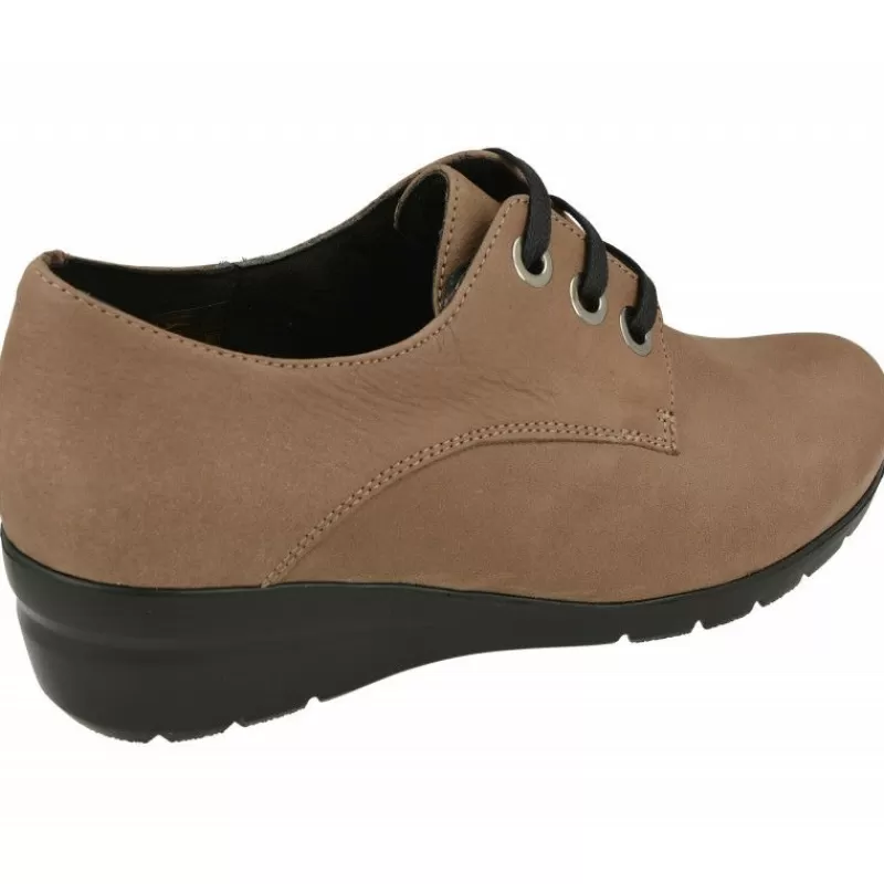Comfort Class Cordones-Cordon De De Pala Lisa En Piel Nobuck Con Cuna Intermedia Aligerada Y Planta De Descanso Extraible
