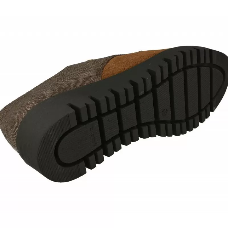 Comfort Class Cordones-Cordon De En Piel Serraje Con Bordon En Pala Y Trasera Grabada, Piso Casco De Cuna Corrida Y Planta De Descanso