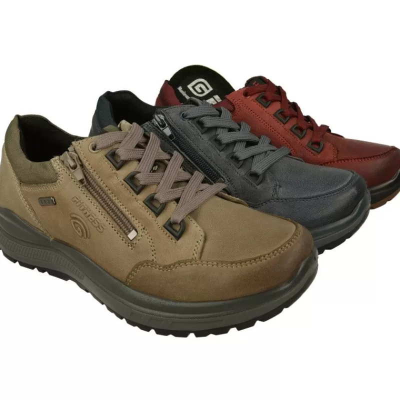 G Comfort Cordones-Cordon De Con Cremallera Lateral Y Piso De Amortiguacion, Planta De Descanso Y Piel Con Membrana Impermeable.