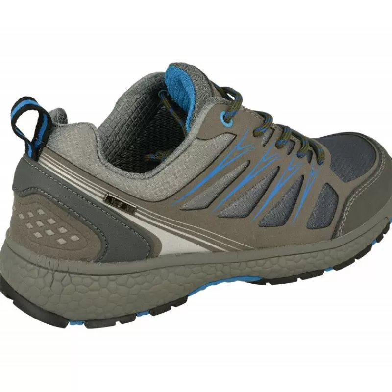 G Comfort Deportivos-Cordon De Deportivo En Piel Nobuck Impermeable Con Planta De Descanso Extraible Y Piso De Poliuretano. Gris