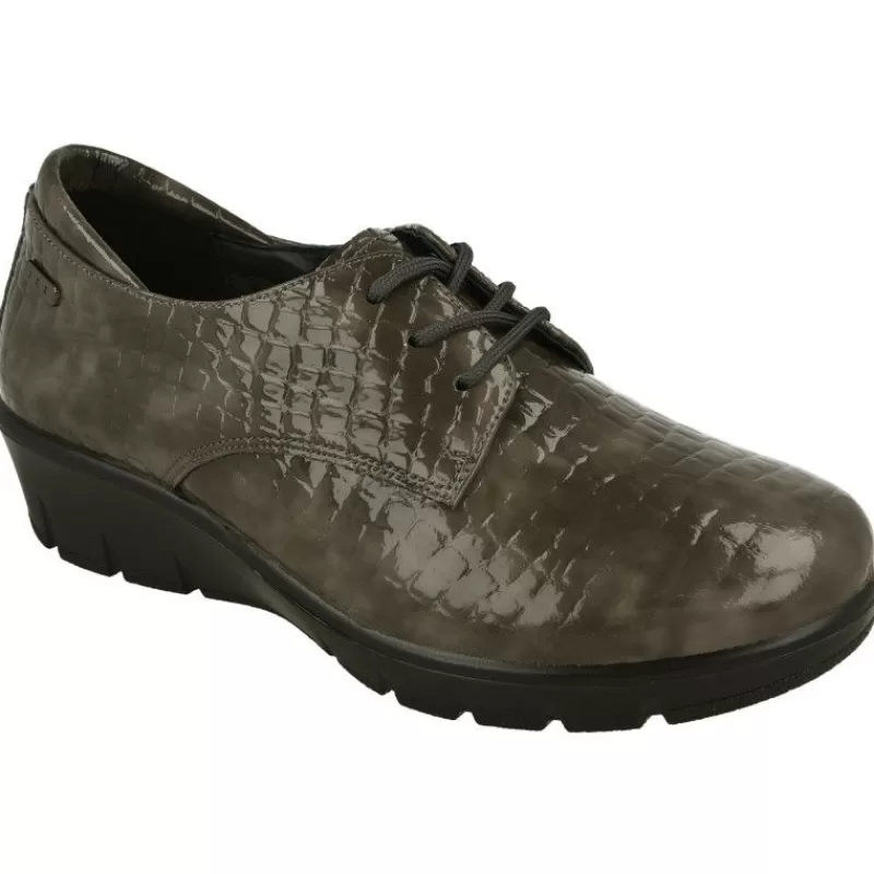 G Comfort Cordones-Cordon De En Piel Grabada Charol Con Membrana Impermeable Y Piso De Cuna De Poliuretano Con Planta Extraible