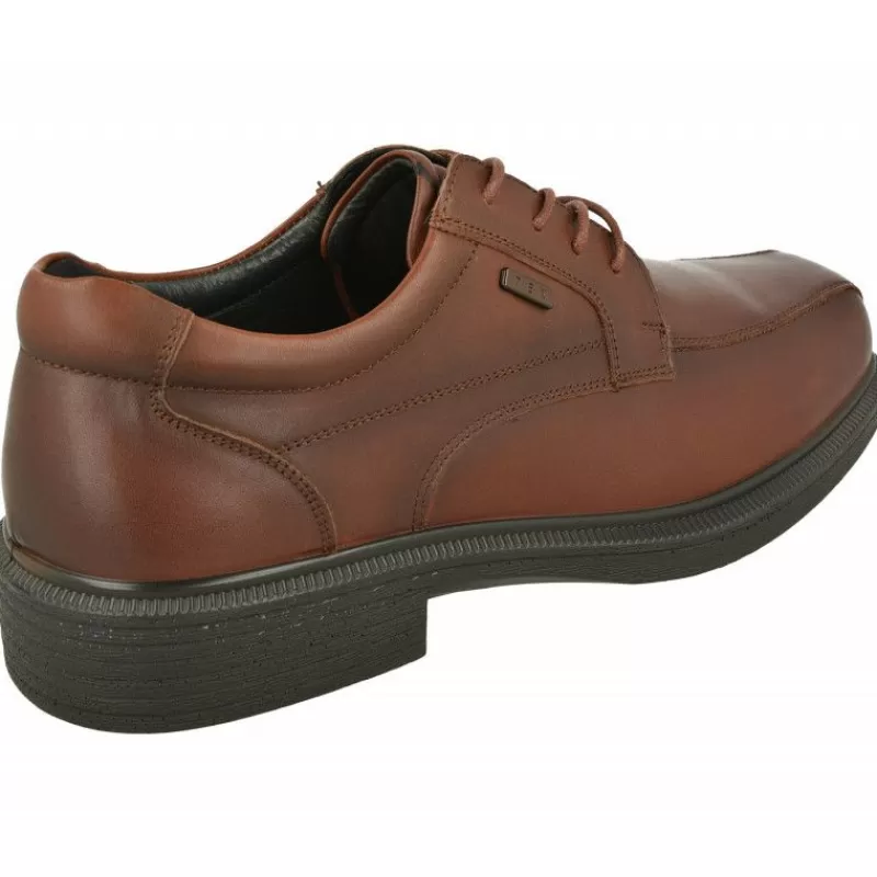 G Comfort Zapatos Ancho Especial-Cordon De En Piel Vacuna Con Vira En Pala Y Piso De Amortiguacion Con Planta De Descanso Extraible
