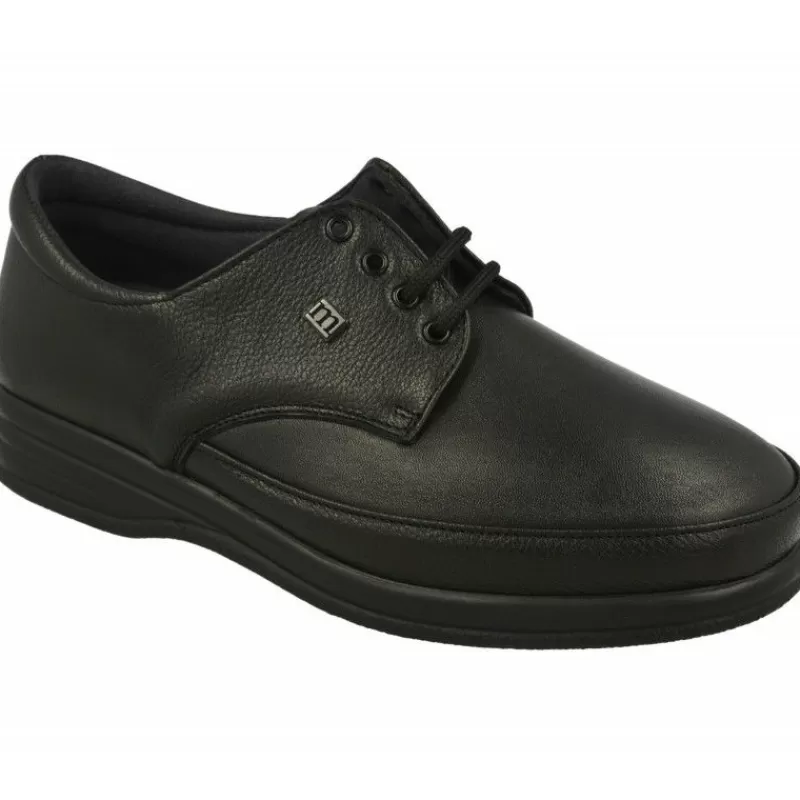 Ortomabel Cordones-Cordon De Orto Mabel Liso Pala Elastica, Ancho Especial 15, Plantilla Movible. Negro