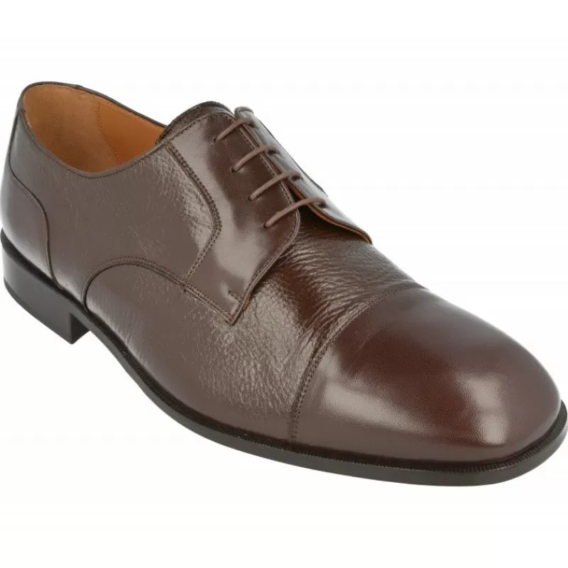 Paco Cantos Cordones-Cordon De En Piel, Puntera Recta, Ancho Especial 12, Piso Cuero.