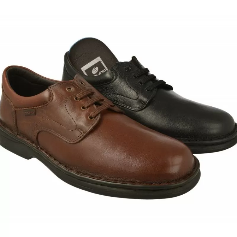 Tolino Zapatos Ancho Especial-Cordon De Con Pala Lisa, Fabricacion Cosida Muy Flexible Y Planta Anatomica Movible Con Piso De Poliuretano Aligerado