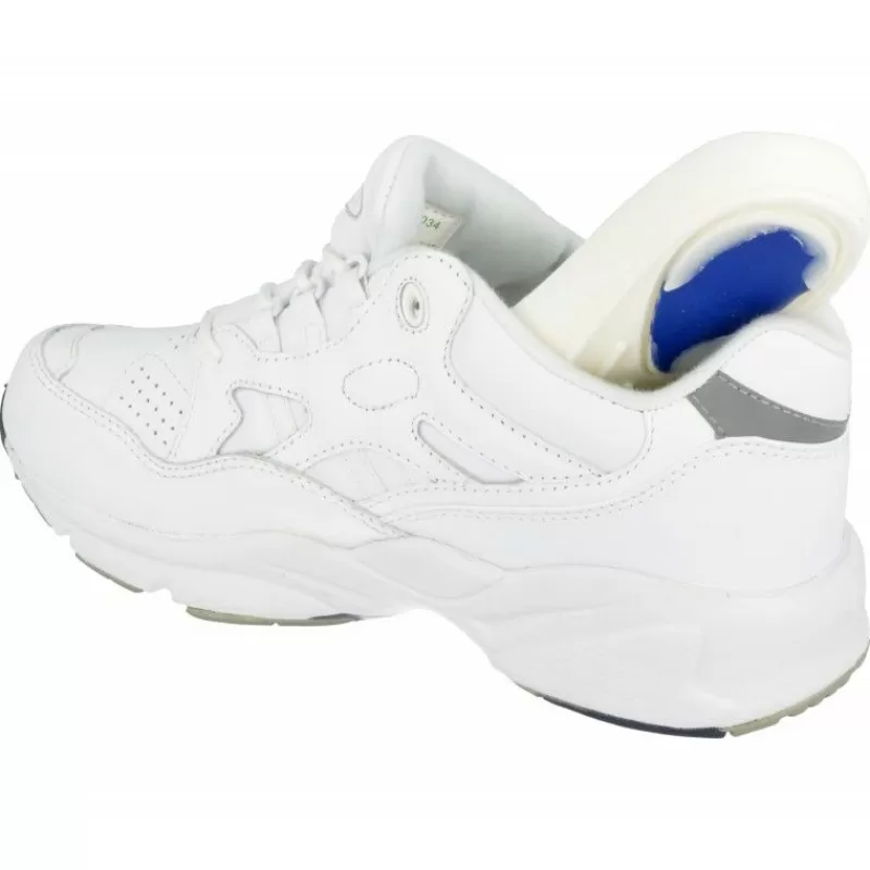 Propet Zapatos Ancho Especial-Cordon Deportivo De Impermeable, Ancho Especial Para Plantillas Ortopedicas. Blanco