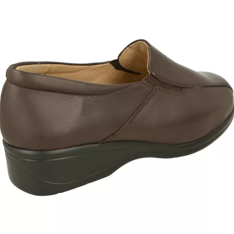 Calzamedi Mocasines-Mocasin De Con Elasticos En Pala De Doble Costura, Piso De Poliuretano De Base Ancha Con Planta Anatomica Extraible