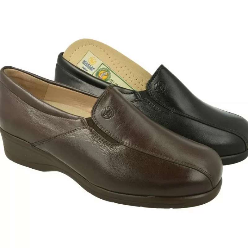 Drucker Calzapedic Mocasines-Mocasin De Drucker Con Pala Abotinada Elasticos Y Piel De Cordero.