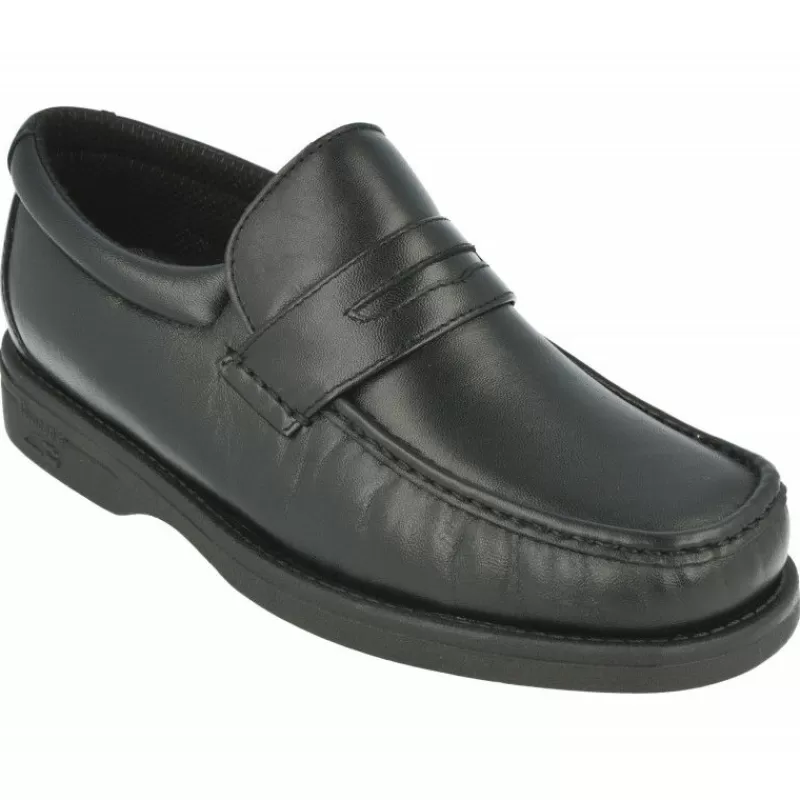 Pinosos Mocasines-Mocasin De Banda Antifaz, Anatomico De La Linea Laboral. Negro