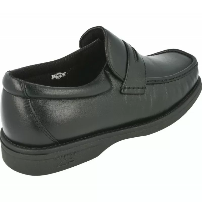 Pinosos Mocasines-Mocasin De Banda Antifaz, Anatomico De La Linea Laboral. Negro