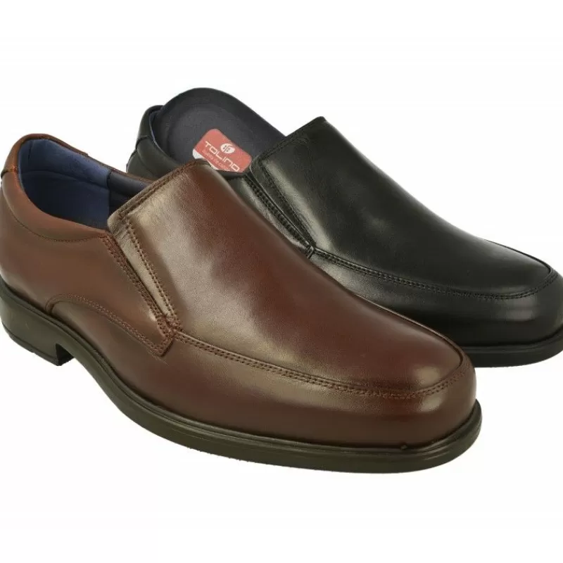 Tolino Mocasines-Mocasin De En Horma De Ancho Especial Para Vestir, Con Piso De Descanso Y Planta Anatomica Movible