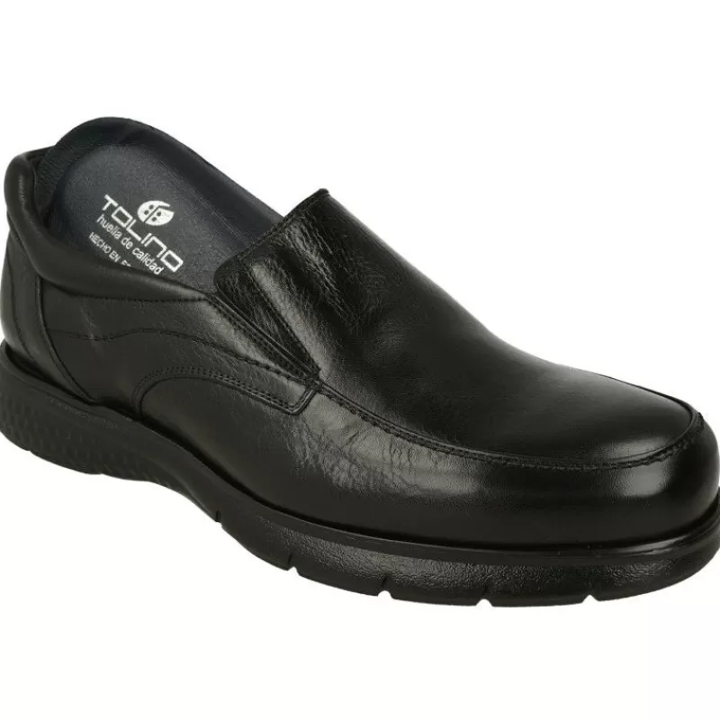 Tolino Mocasines-Mocasin De Noruego Con Elasticos En Pala, Piso Poliuretano Aligerado Y Planta Extraible