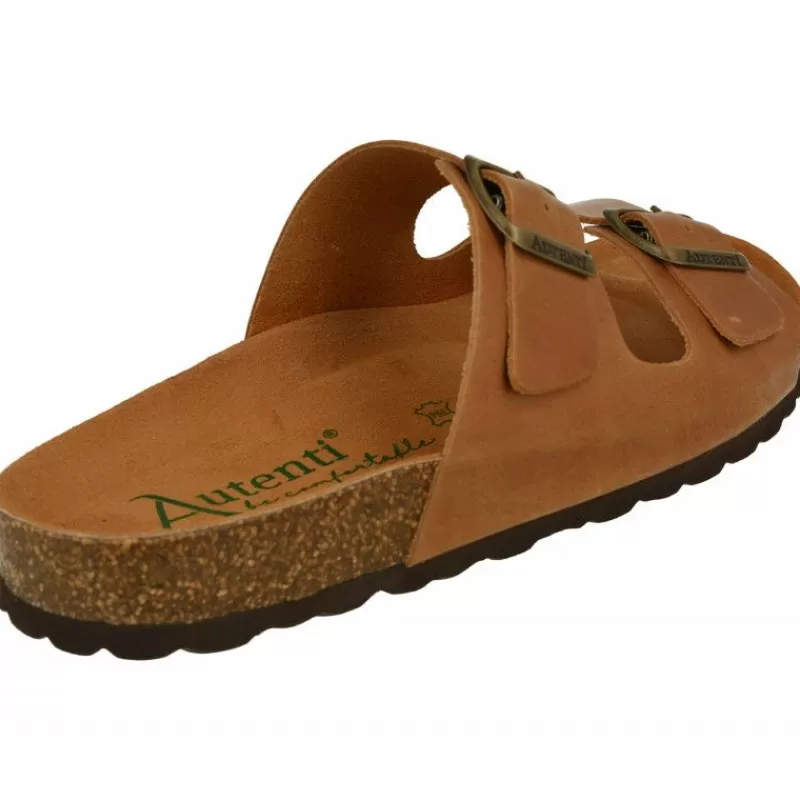 AUTENTI Sandalias-Pinky Hebillas De En Piel Vacuna Con Doble Hebilla Ajustable Y Planta Anatomica Y Suela Aligerada Cuero