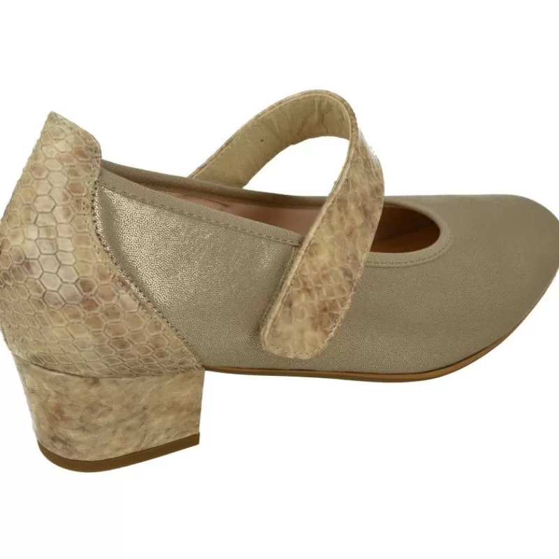 Doctor Cutillas Zapatos Con Pulsera-Pulsera Del Con Piel Elastica Adaptable Y Ajuste Mediante Tira De Velcro, Planta Anatomica Extraible Y Tacon Con