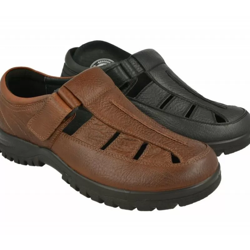 G Comfort Sandalias-Sandalia Cerrada De Con Ajuste De Velcro Y Piso De Descanso Con Planta Anatomica Movible