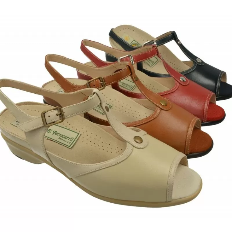 Drucker Calzapedic Sandalias-Sandalia Con Pulsera Y Pala De Cordero Especial Para Plantillas