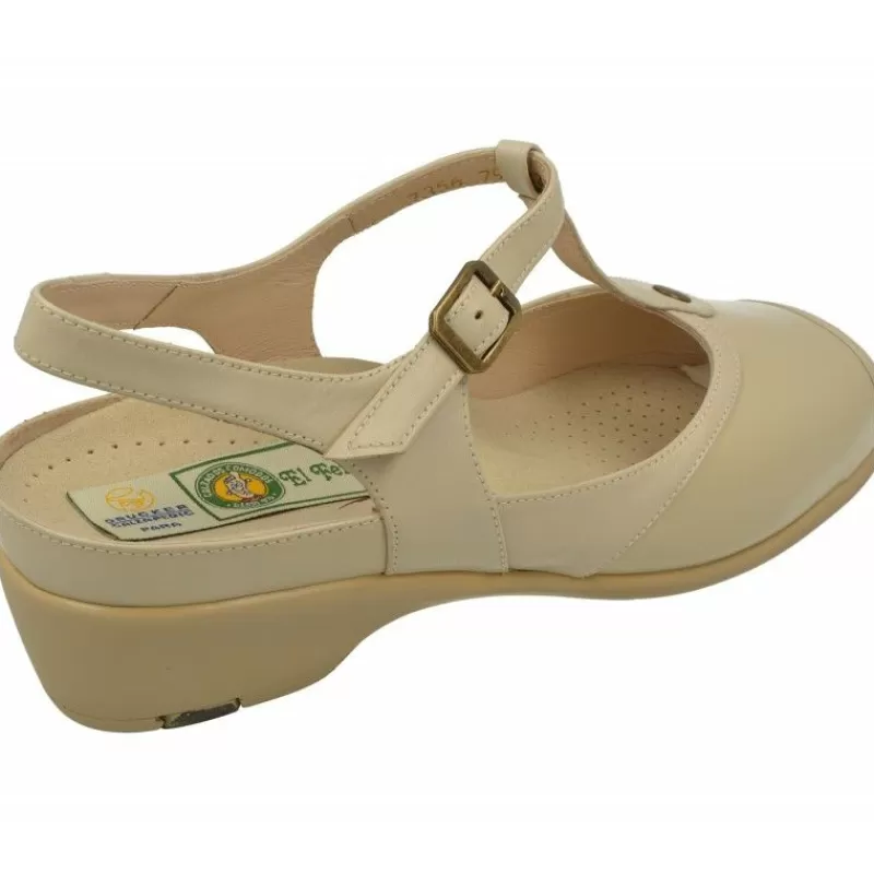 Drucker Calzapedic Sandalias-Sandalia Con Pulsera Y Pala De Cordero Especial Para Plantillas