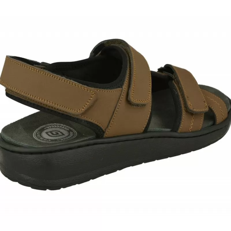 G Comfort Sandalias-Sandalia De De Tiras Cruzadas Con Ajuste De Velcro Y Planta De Descanso Extraible