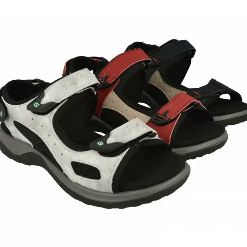 G Comfort Sandalias-Sandalia De Gconfort Con Doble Velcro Ajustable Planta Anatomica De Descanso Y Piso De Poliuretano Aligerado