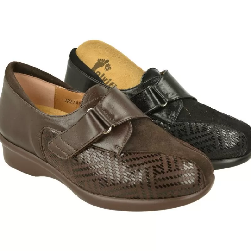 Alviflex Velcros-Velcro De Con Pala Grabada Elastica En Ancho 14 Y Piso De Poliuretano Con Planta De Descanso Movible