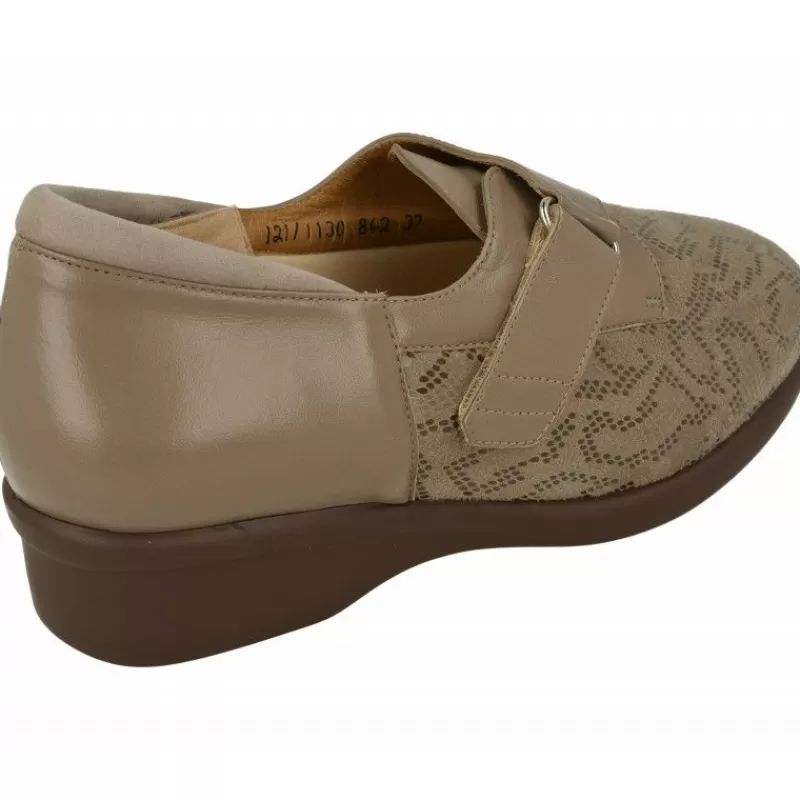 Alviflex Velcros-Velcro De En Piel Grabada Puntos Elastica Con Piso Aligerado De Poliuretano Y Horma De Ancho 15 Especial Plantillas