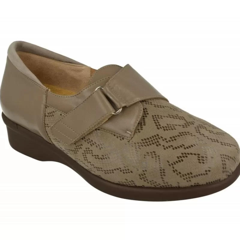Alviflex Velcros-Velcro De En Piel Grabada Puntos Elastica Con Piso Aligerado De Poliuretano Y Horma De Ancho 15 Especial Plantillas