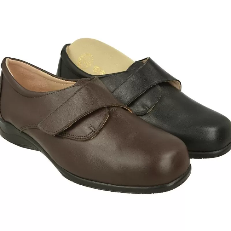 Calzamedi Velcros-Velcro De De Pala Lisa Con Cuna Baja De Caucho Y Planta Anatomica Extraible