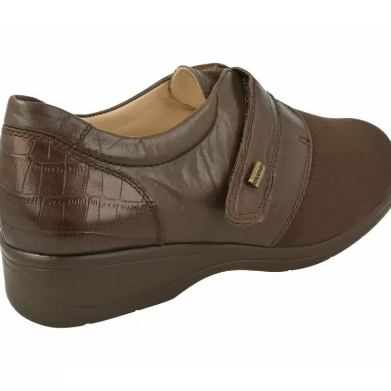 Calzamedi Velcros-Velcro De En Piel Y Pala Elastica, Ancho 14, Especial Plantillas.