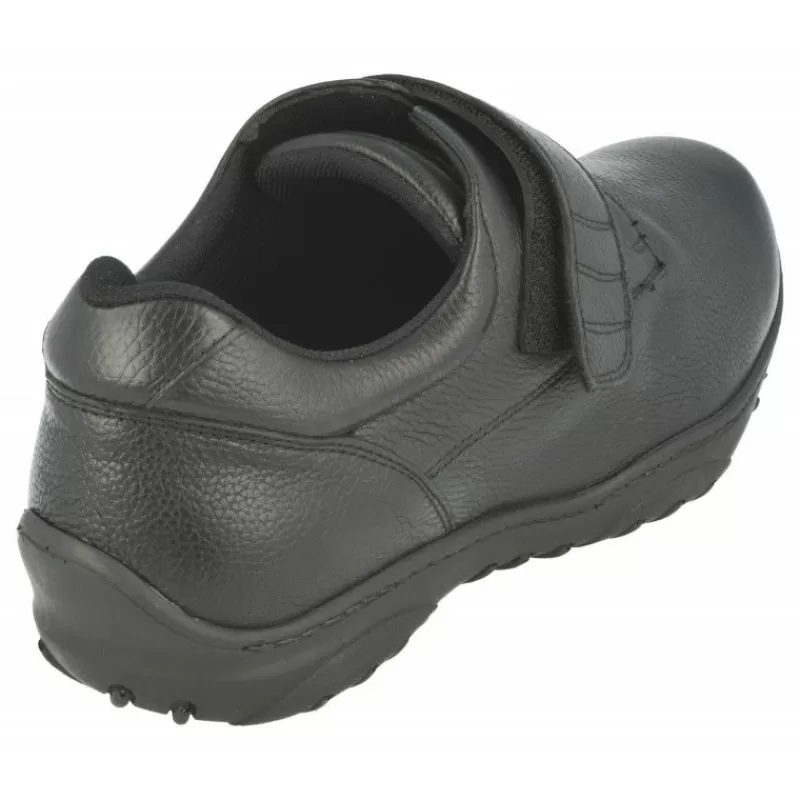 Calzamedi Velcros-Velcro De Especial Pie Diabetico, Ancho Especial 14 -15 Negro