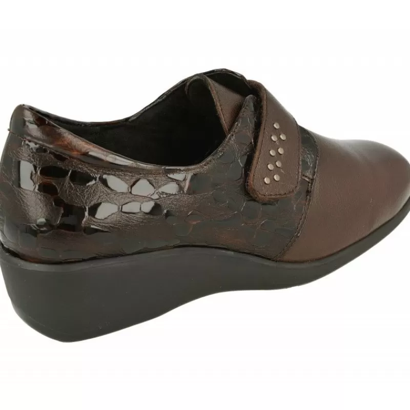 Comfort Class Velcros-Velcro De De Pala Lisa Con Trasera Combianda Coco Charol, Piso De Cuna Aligerada Y Planta De Descanso Extraible