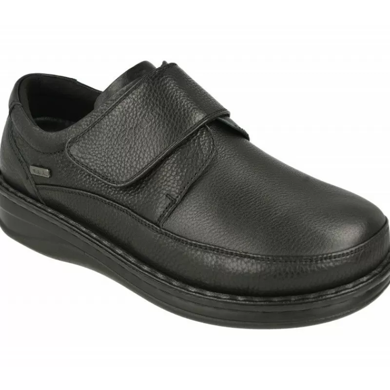 G Comfort Velcros-Velcro De Con Bordon En Pala Y Piel Grabada, Membrana Impermeable Y Piso De Poliuretano Aligerado En Horma De Ancho 14