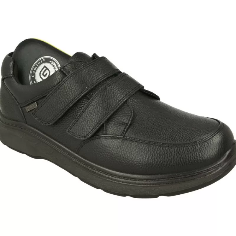G Comfort Velcros-Velcro De Con Doble Tira Ajustable, Piso Confort De Poliuretano De Gran Espesor Y Planta Extraible Negro