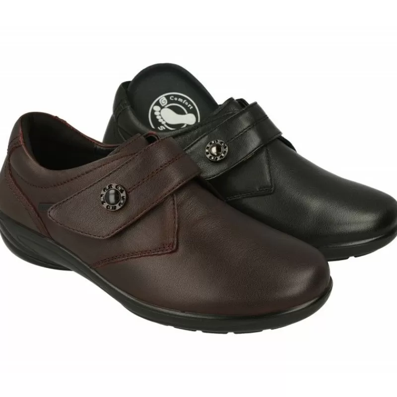 G Comfort Velcros-Velcro De En Pala Lisa Con Membrana Impermeable Y Piso De Poliuretano Aligerado Y Planta Extraible