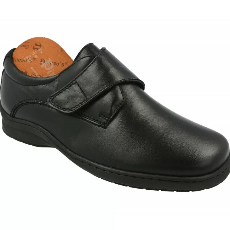 Pinosos Velcros-Velcro De Especial Diabéticos En Ancho 13 Y Piso De Descanso Negro