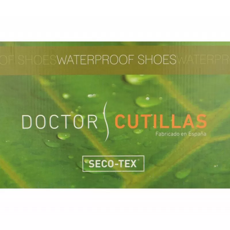 Doctor Cutillas Velcros-Velcro Del Deportivo Con Tejido Impermeable Y Piso De Poliuretano Aligerado Negro
