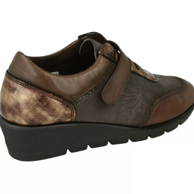 Doctor Cutillas Velcros-Velcro Del En Piel Grabada Combinada Con Metalizado Y Piso De Poliuretano Con Planta Extraible